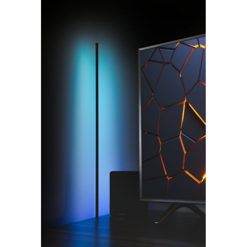 Ibiza Magic Color Stick RGB Floor Light (Black)