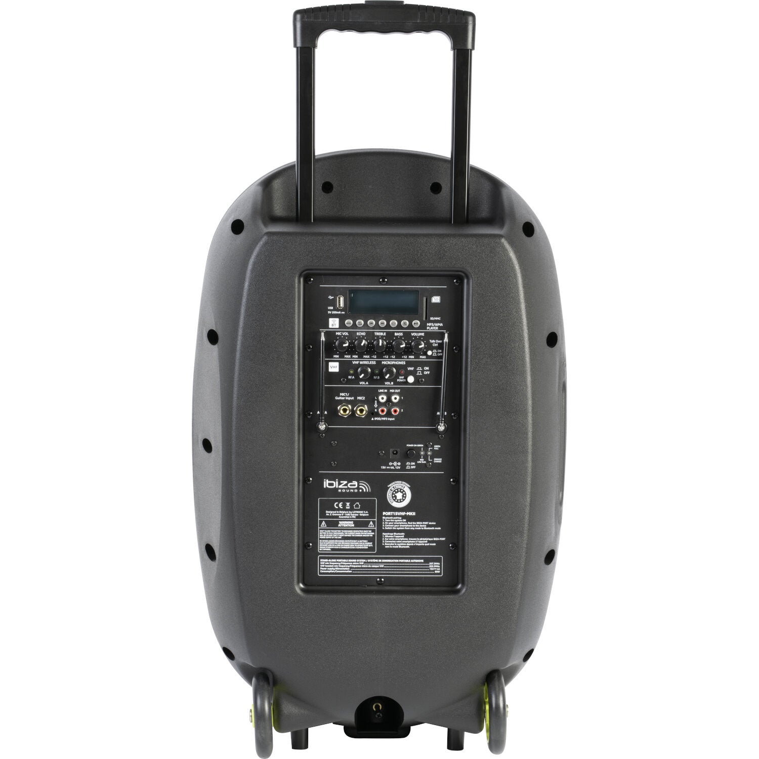 Ibiza PORT15VHF-MKII-TWS Portable Speaker (800W)