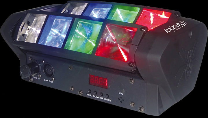 Ibiza Mini Spider Light Effect (RGBW)