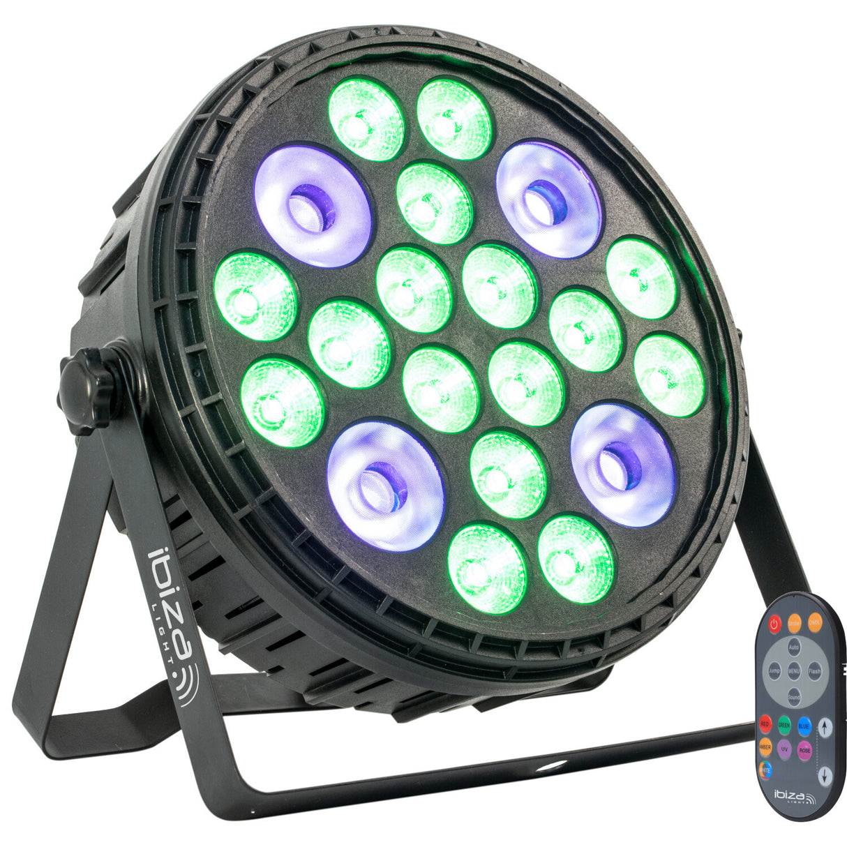 Ibiza XL RGBW+UV par lamp (16x6 + 4x30 Watt)