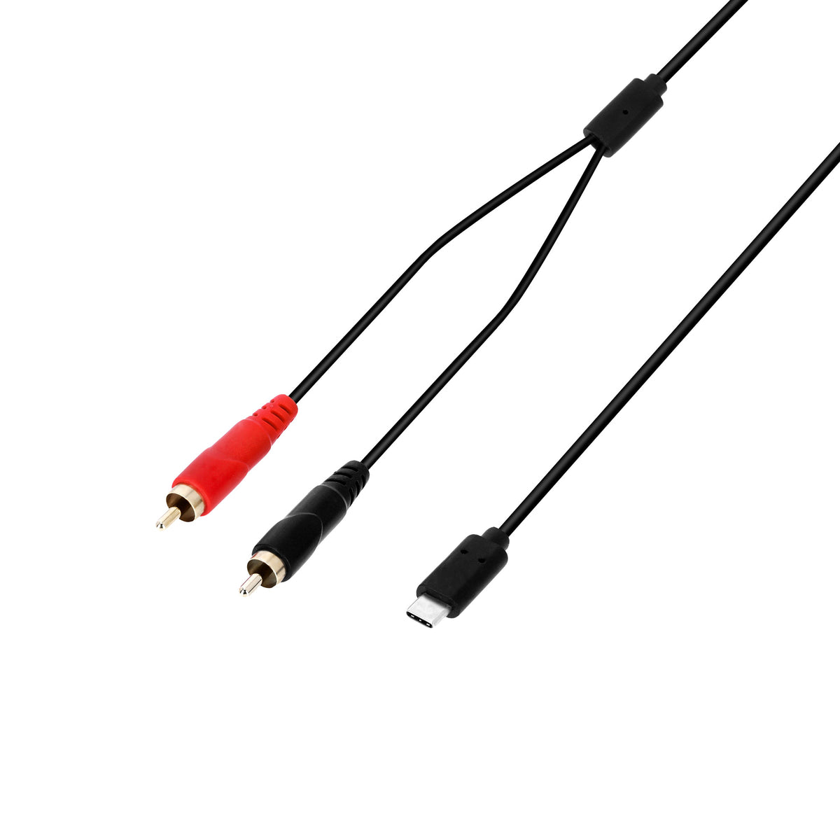USB-C Y-cable - RCA male til USB-C 1,5m
