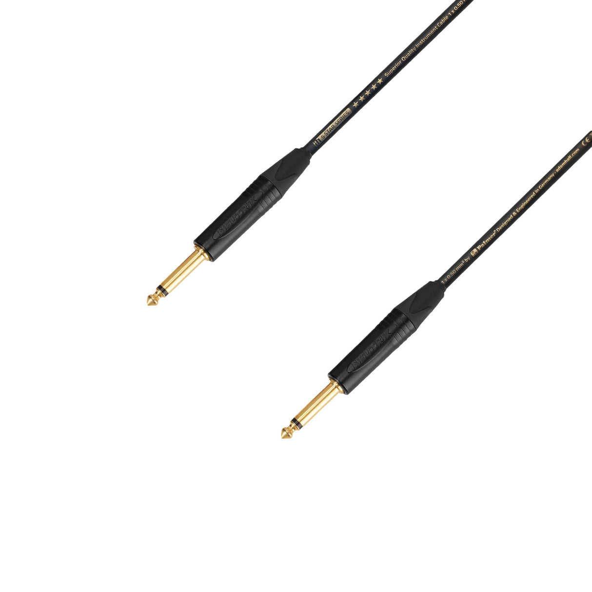 Adam Hall Cables 5 STAR IPP 0450 PALMER® CABLE – Instrument cable | Palmer® & Neutrik® jack TS | 4.5 m