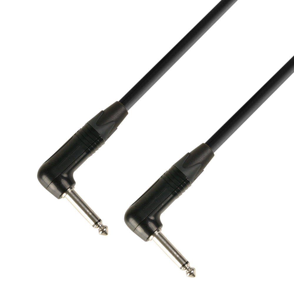 Neutrik Instrument Cable 6.3 mm Angle Jack Mono to 6.3 mm Angle Jack Mono (15 cm)