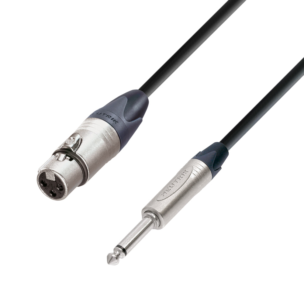 Neutrik XLR Female to 6.3mm Jack Adapter Cable (3m)