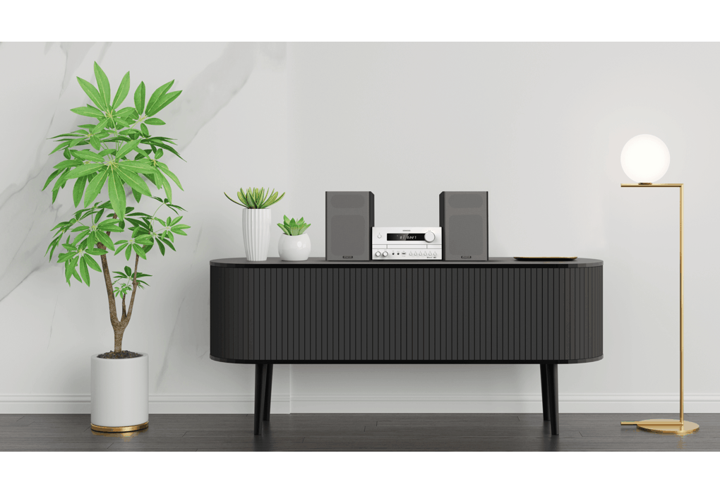 Kenwood M-822DAB Mini System with Bluetooth and DAB+ (White)