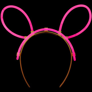 Glowstick bunny ears