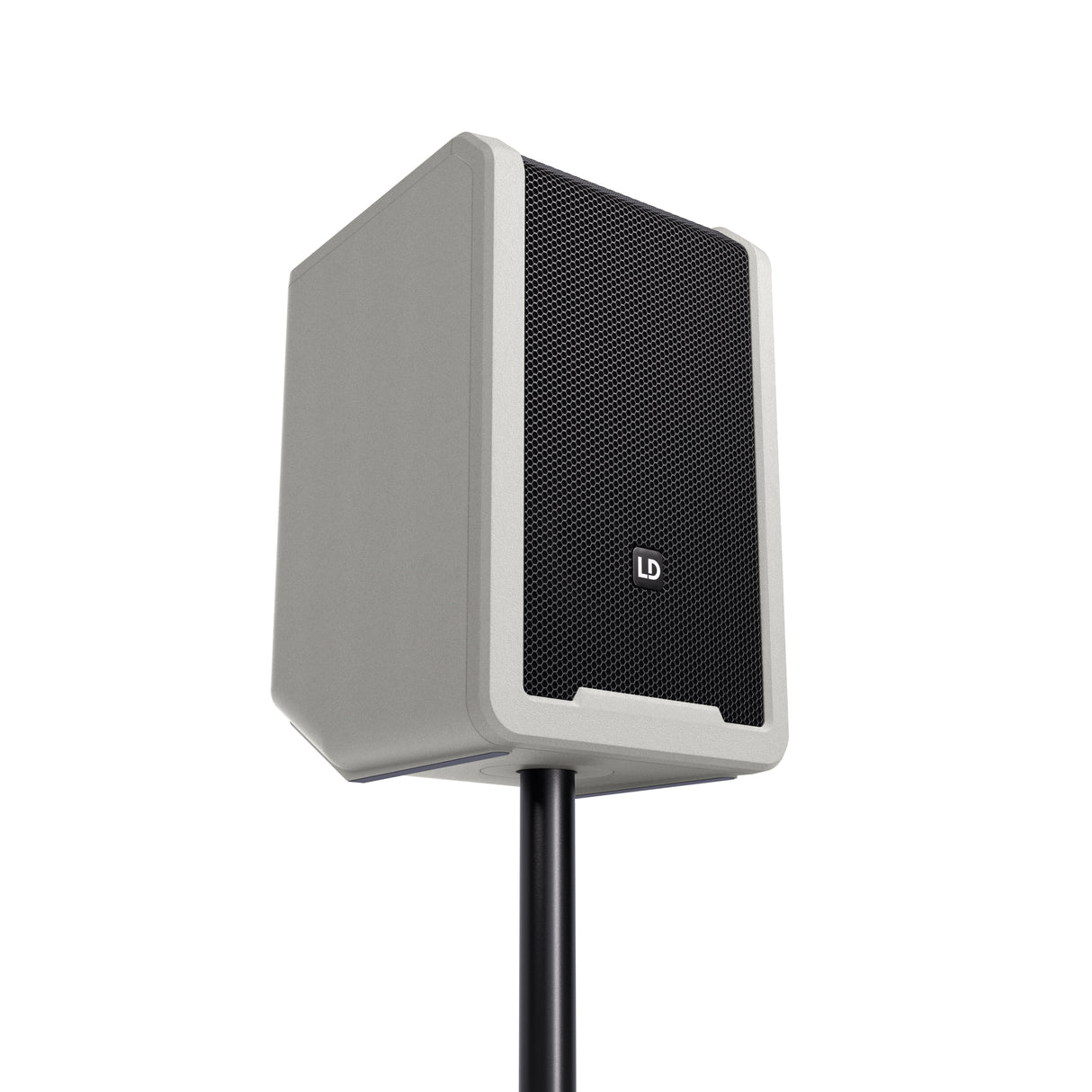 LD Systems ANNY® 8 HHD B5 G - Portable battery-powered Bluetooth® PA speaker with mixer and 1x wireless handheld microphone, Urban Grey
