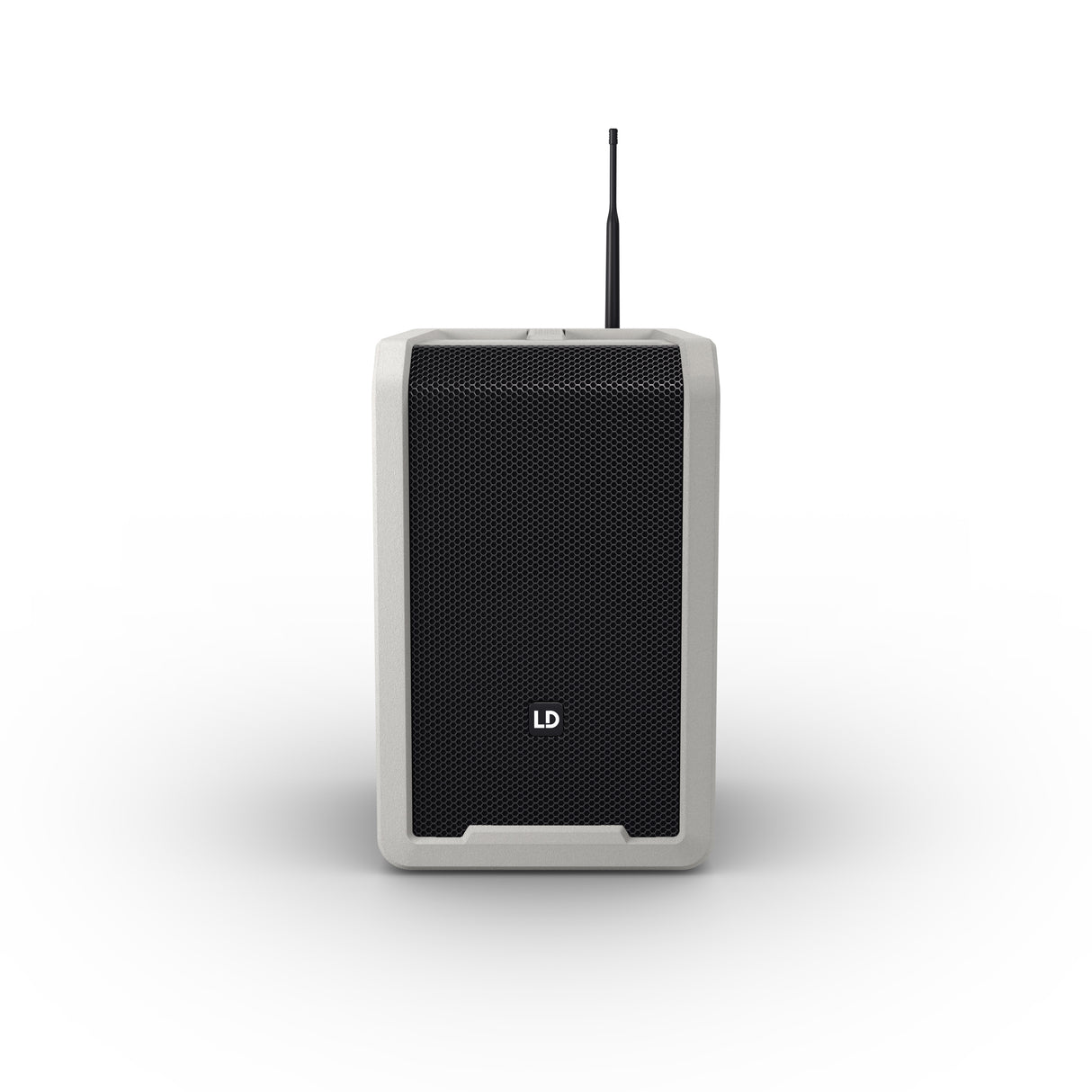 LD Systems ANNY® 8 HHD B5 G - Portable battery-powered Bluetooth® PA speaker with mixer and 1x wireless handheld microphone, Urban Grey