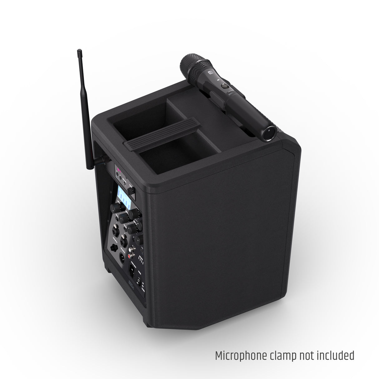 LD Systems ANNY® 8 HHD B5 - Portable battery-powered Bluetooth® PA speaker with mixer and 1 x wireless handheld microphone, Stage Black