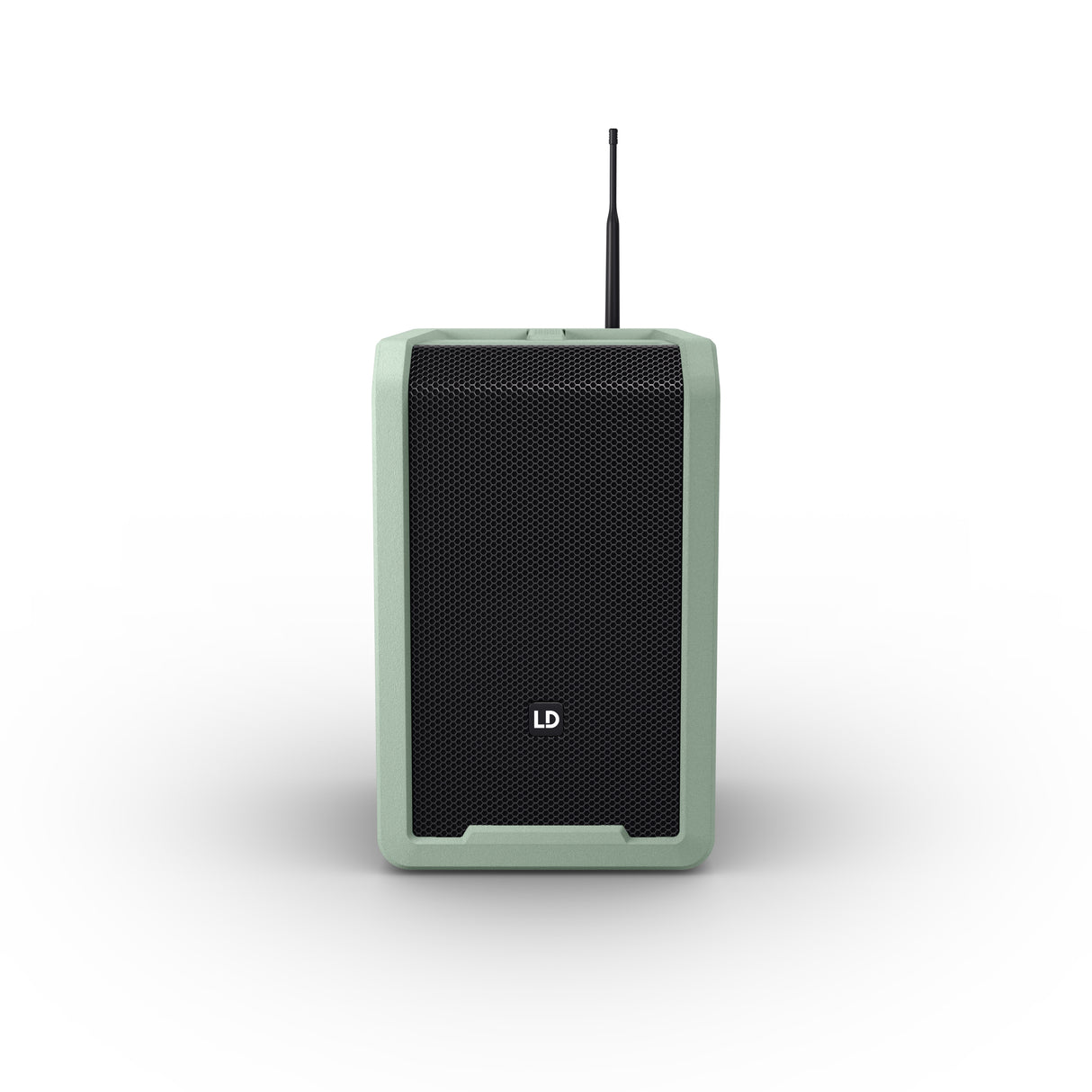LD Systems ANNY® 8 HHD B6 GN - Portable battery-powered Bluetooth® PA speaker with mixer and 1x wireless handheld microphone, Adventure Green