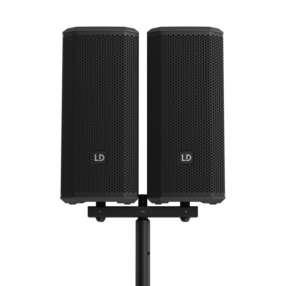 LD Systems DAVE 10 G4X DUAL STAND – Speaker pole with mounting yoke for DAVE 10 G4X
