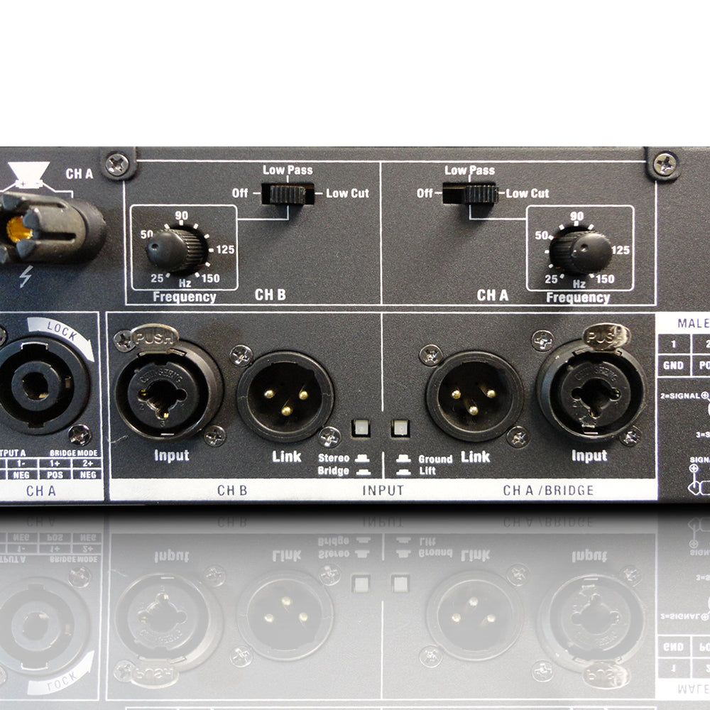 LD Systems DEEP2 2400 X Amplifier 2x600W 8 Ohm