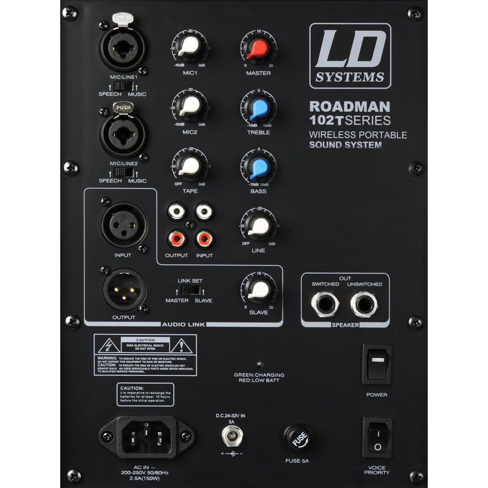 LD Systems Roadman 102 HS B6 - Portable PA speaker with headset