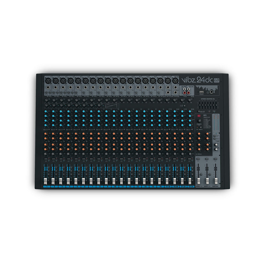 LD Systems VIBZ 24 DC - 24-channel mixing console with DFX and compressor