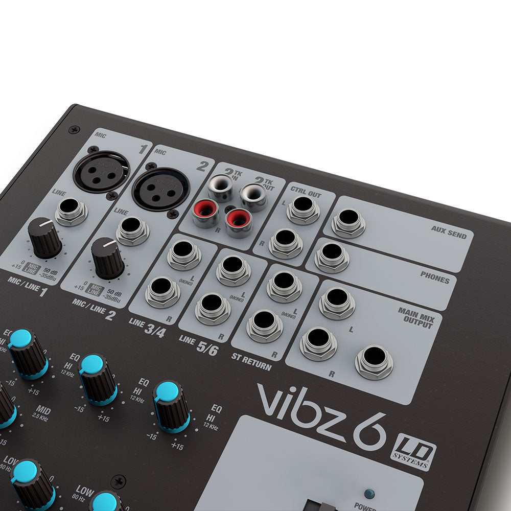 LD Systems VIBZ 6 - 6 channel mixer