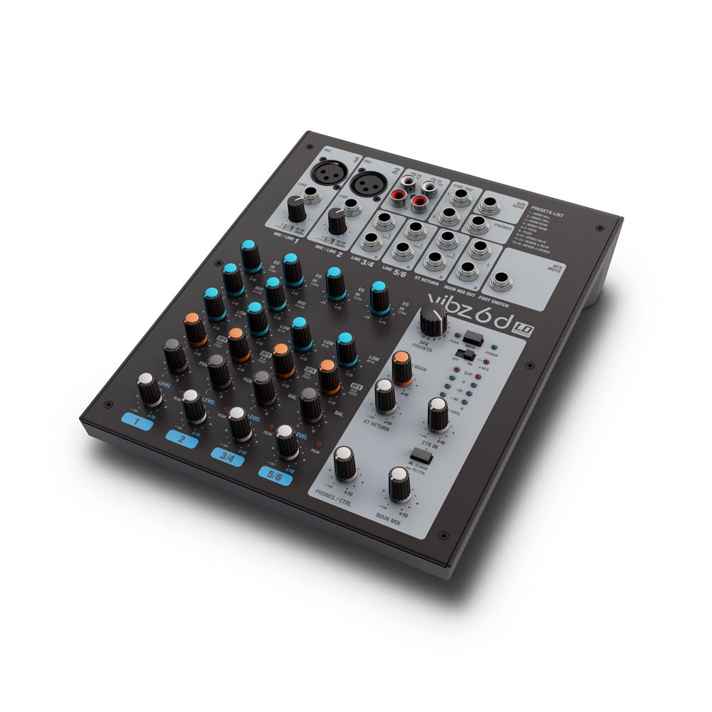 LD Systems VIBZ 6 D - 6-channel mixing console with DFX