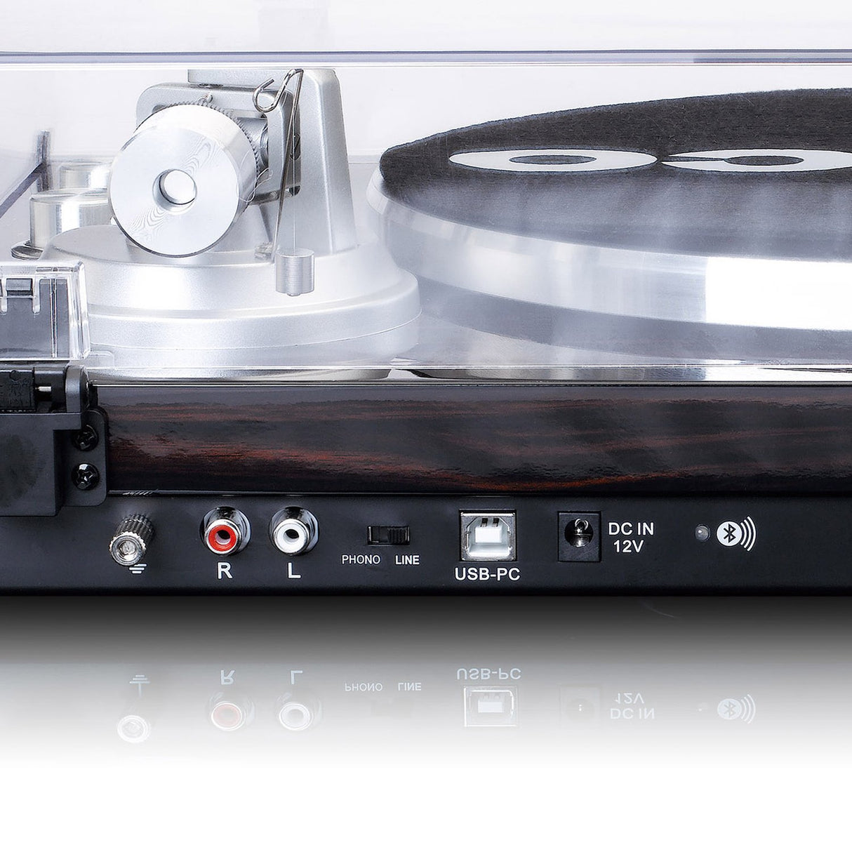 Lenco LBT-188 Bluetooth Turntable (Walnut)