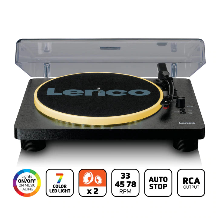 Lenco LS-50 LED Turntable (Black)