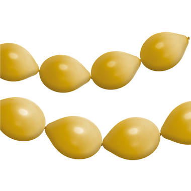 Link Balloons for Garlands Stardust Gold Metallic (33cm - 8 Pcs)