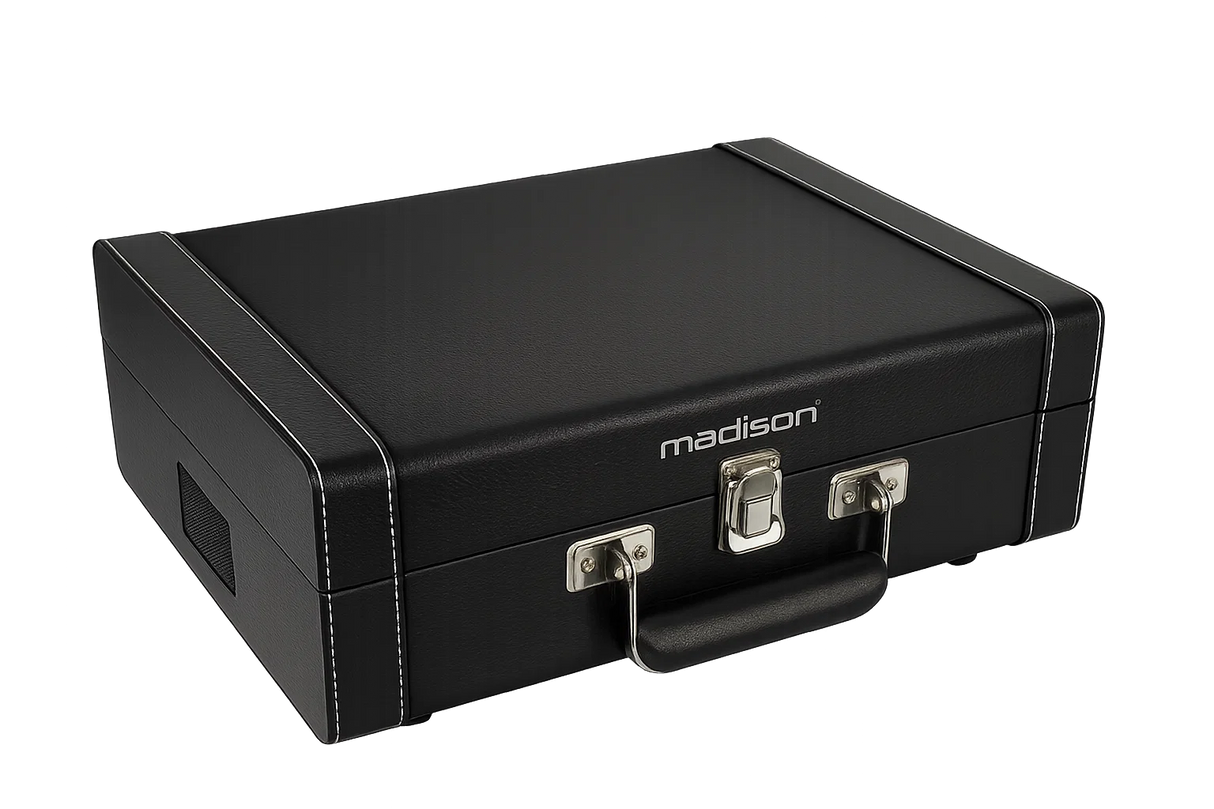 Madison Vintage Turntable with Bluetooth (Black)