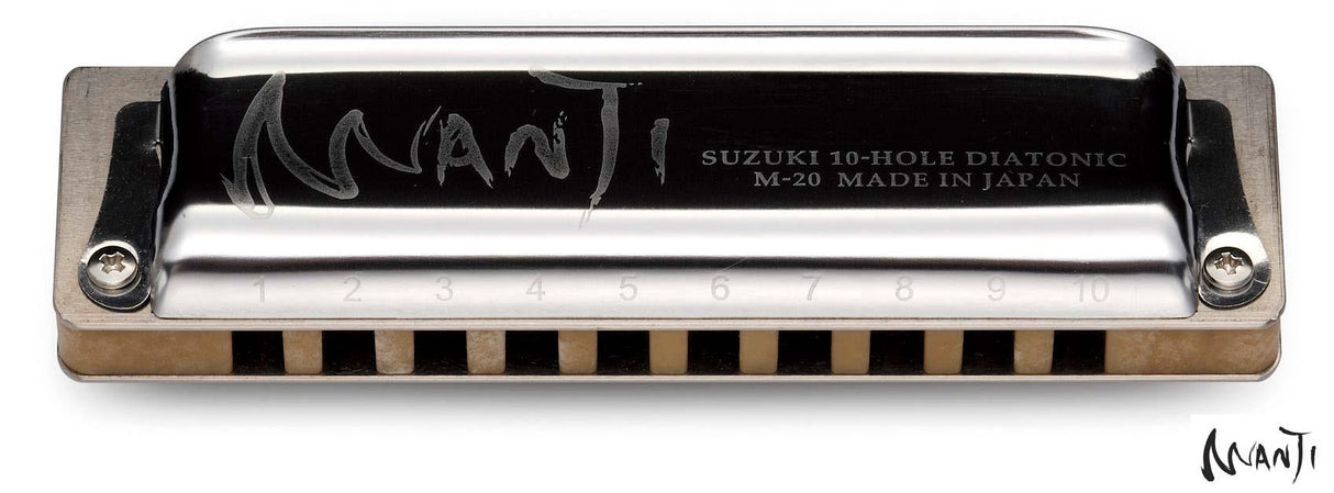 Suzuki Manji Standard M-20 Diatonic Harmonica - C