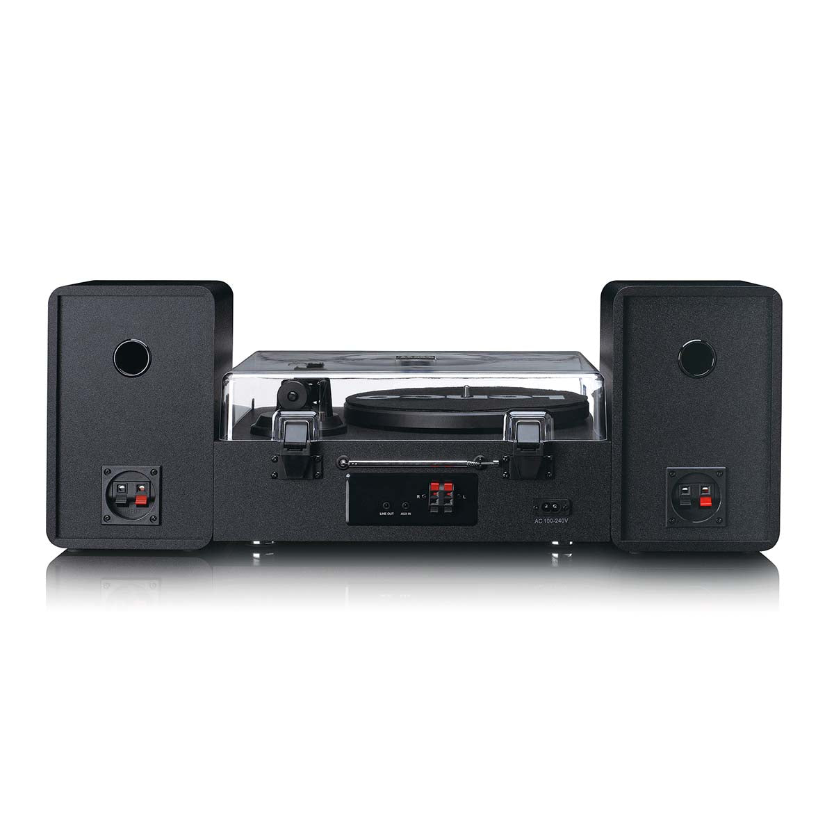 LENCO Music System, DAB/FM/CD/turntable with speakers.
