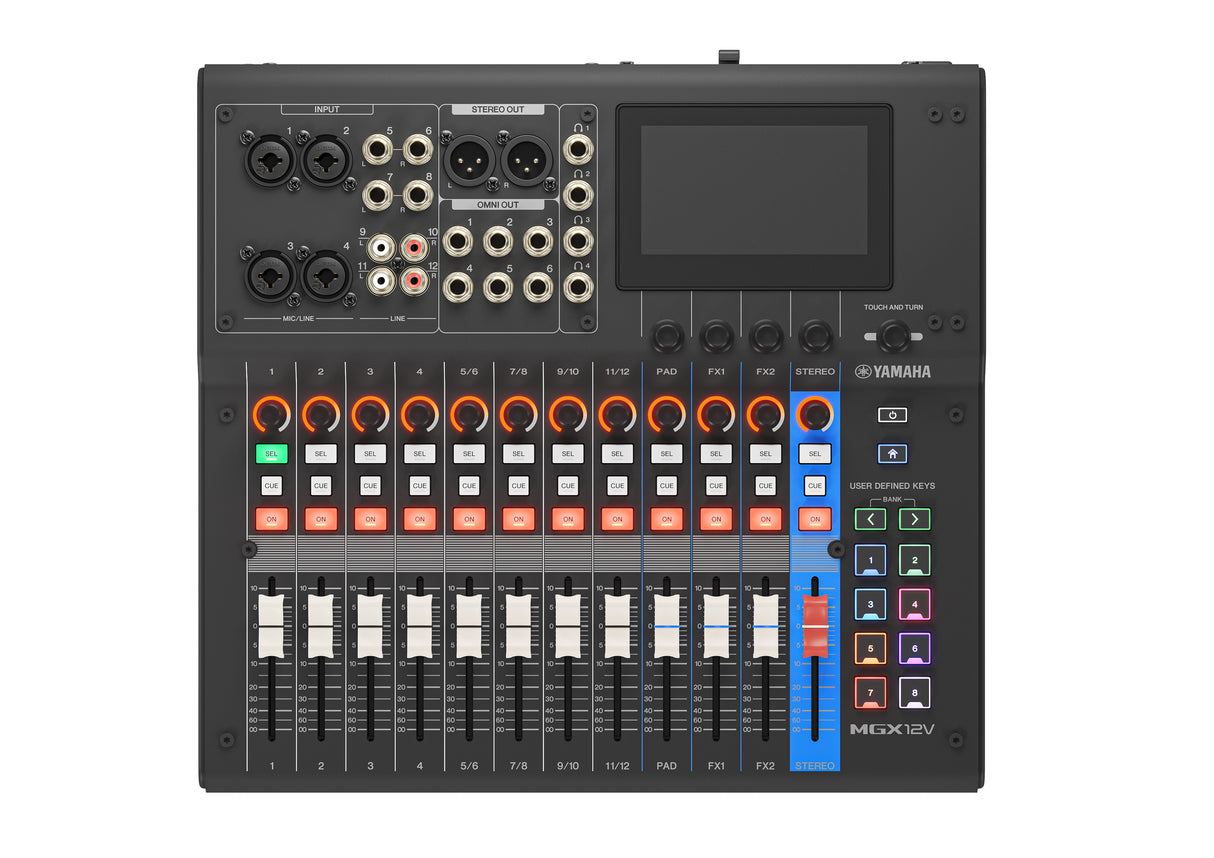Yamaha MGX12V Digital Mixing Console (Black) - Video Version