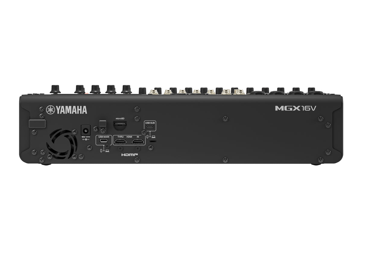 Yamaha MGX16V Digital Mixing Console (Black) - Video Version