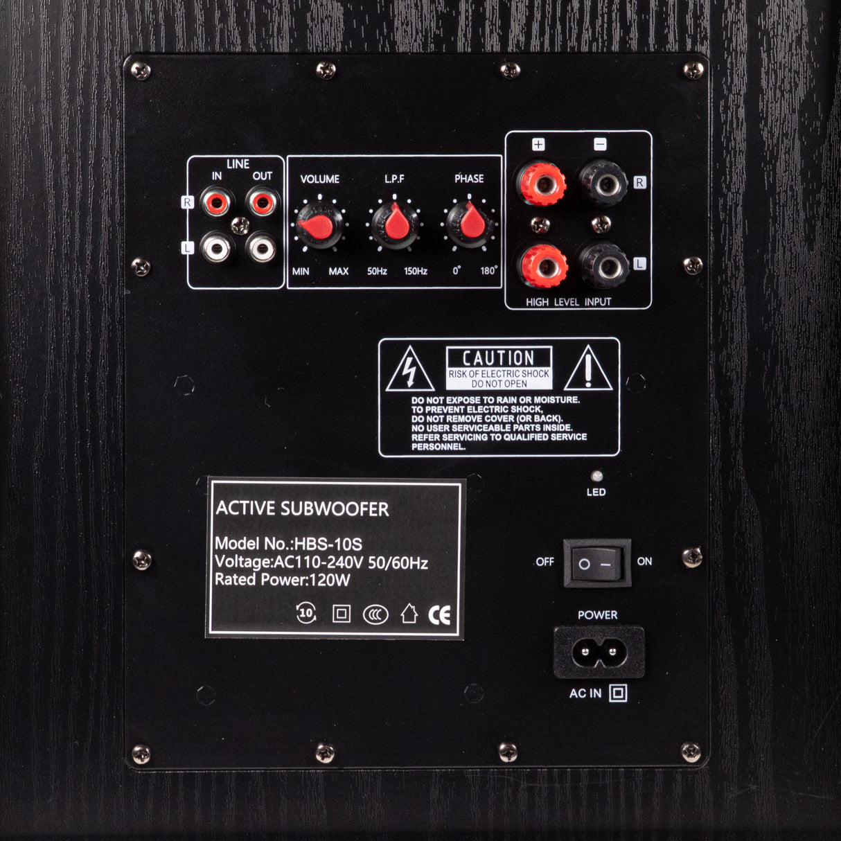 SoundMate HBS-10S 10" Active Subwoofer