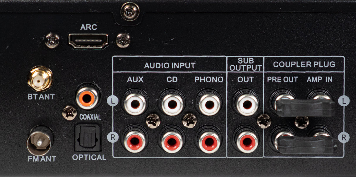 SoundMate Hi-Fi amplifier w. Bluetooth (2x100W)