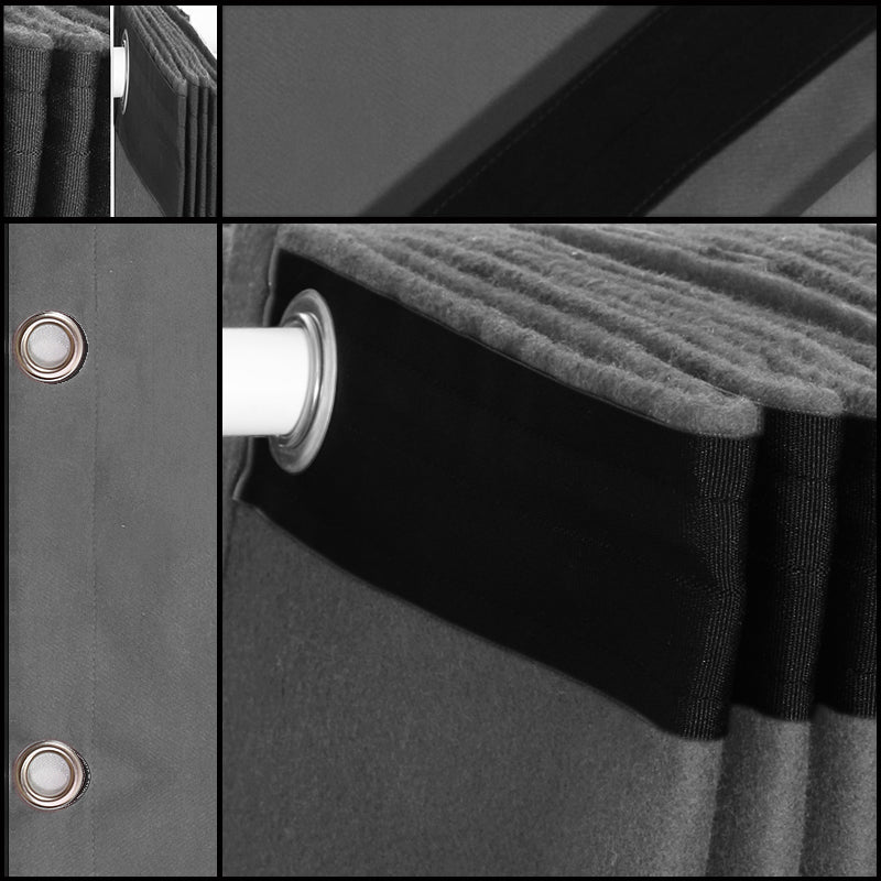 Molton Backdrop with Eyelets (Grey)