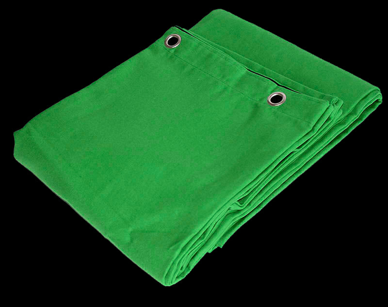 Green Screen Backdrop with eyelets (width x height)