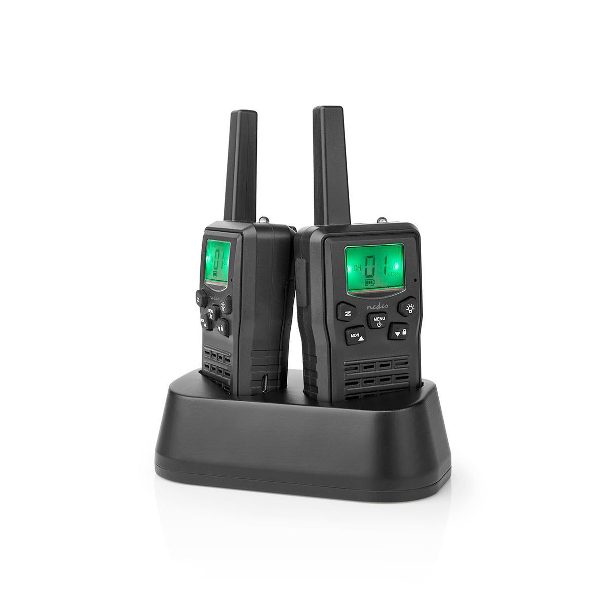 Nedis Walkie Talkie Set with Charger (Up to 10km)
