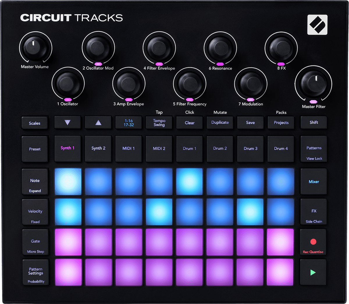 Novation Circuit Tracks - Trommemaskine