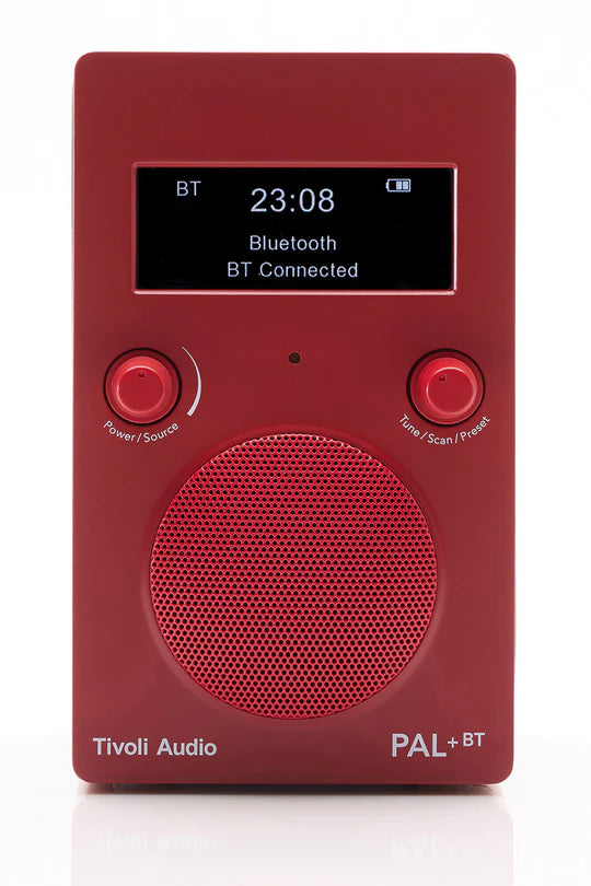 Tivoli Audio PAL+BT DAB+/Bluetooth Speaker (Red) NEW