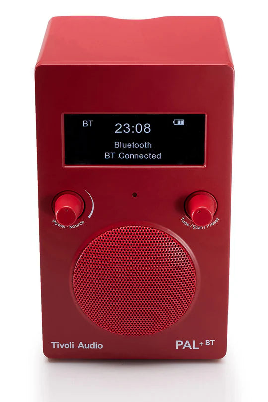 Tivoli Audio PAL+BT DAB+/Bluetooth Speaker (Red) NEW