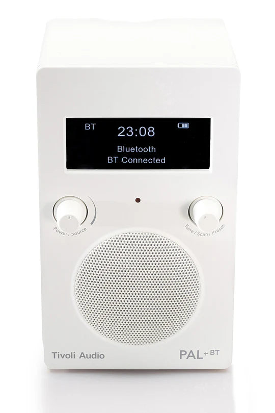 Tivoli Audio PAL+BT DAB+/Bluetooth Speaker (White) NEW