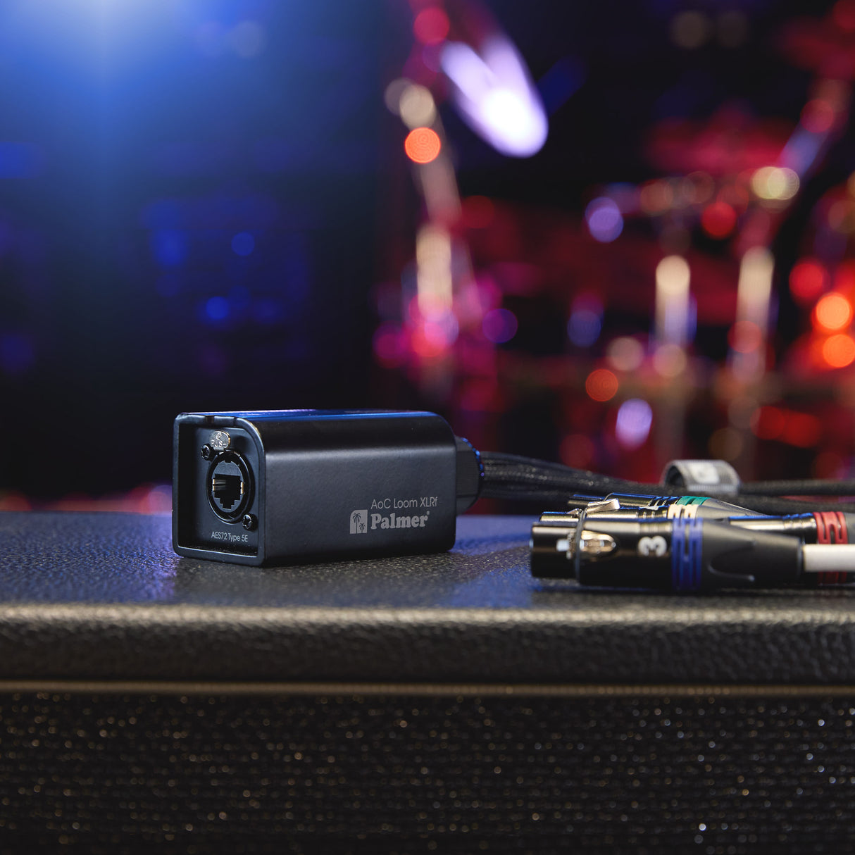 Palmer AoC Loom XLRf - Audio over Cat cable from etherCON to 4 x XLR female connector