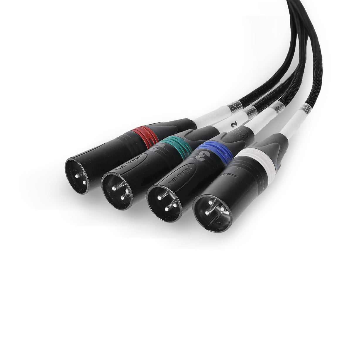 Palmer AoC Loom XLRm - Audio over Cat cable from etherCON to 4 x XLR male