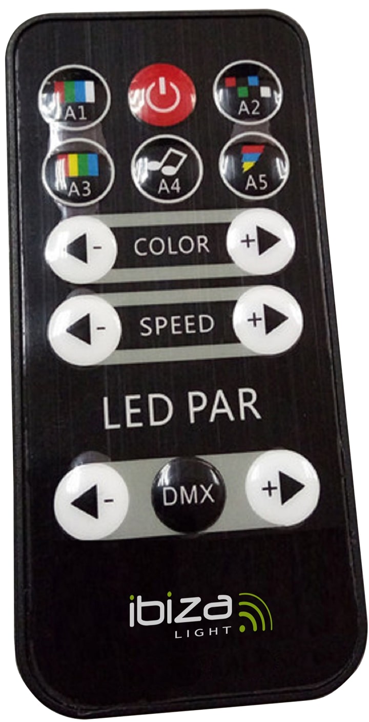 LED Spot Multicolor with remote control (12x3W)