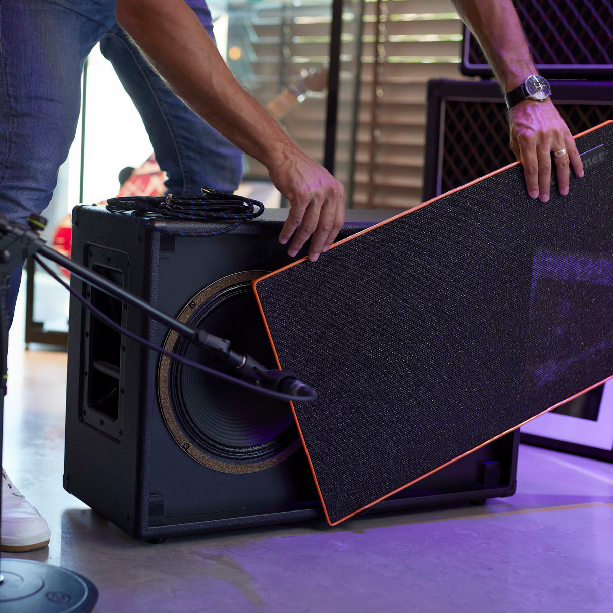 Palmer CAB 212 BX V30 - Guitar cabinet with Celestion Vintage 30 2 x 12, open back