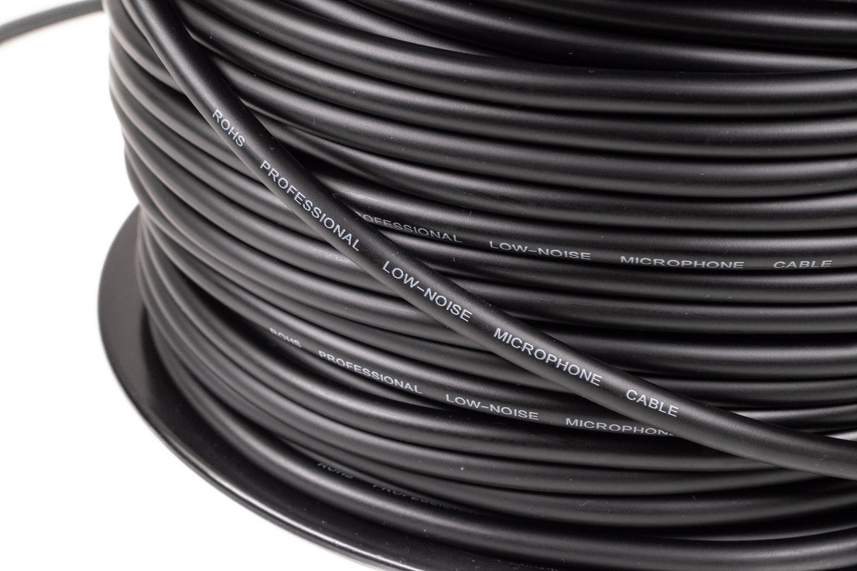 Perfex Microphone cable on a reel (100m)