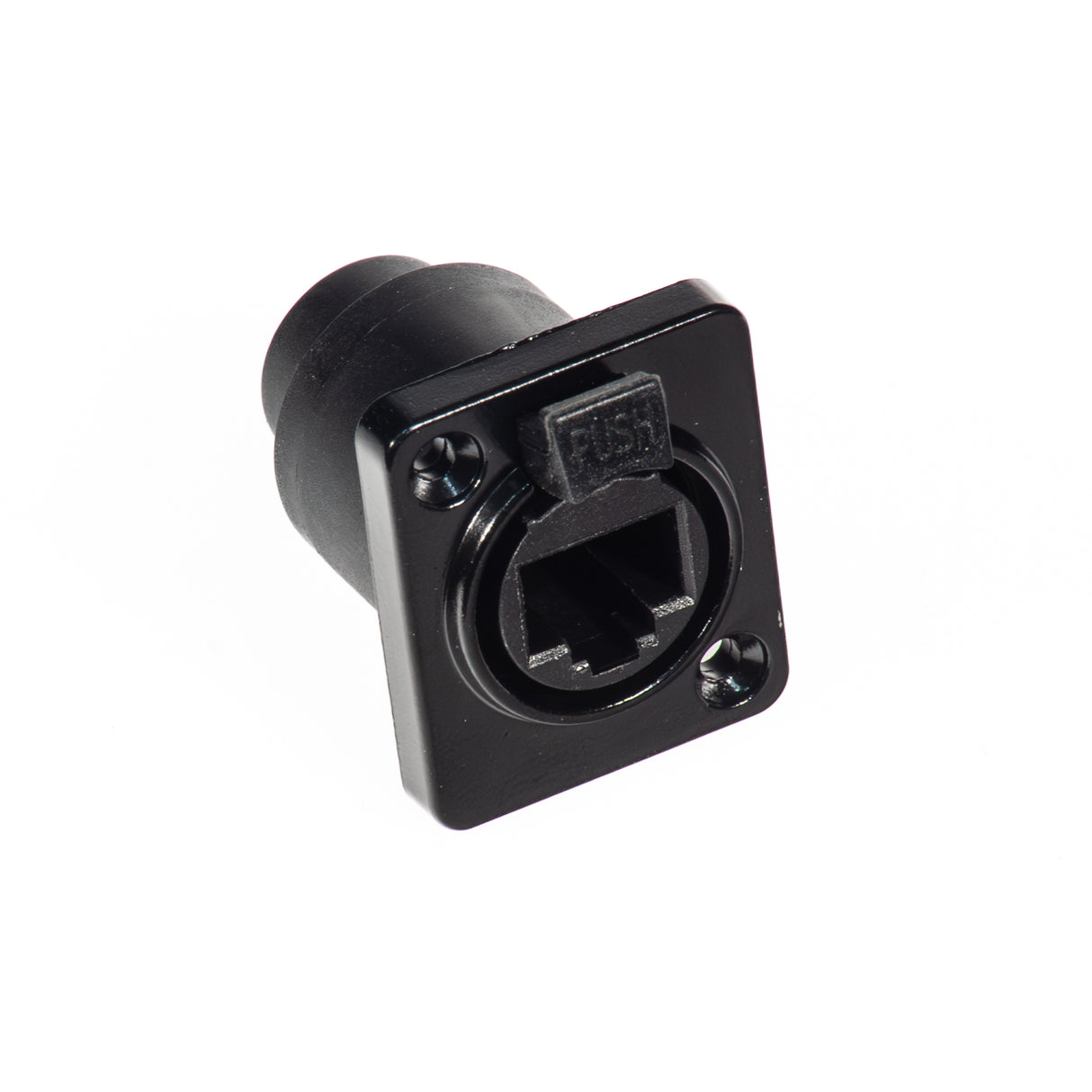 Perfex RJ45 Chassis Connector (Black)