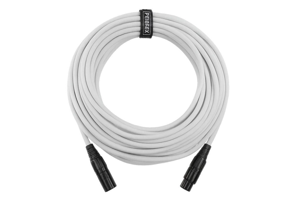Perfex DMX Cable 3-Pin (10m - White)