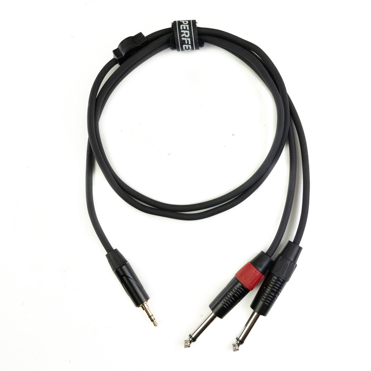 Perfex 2x jack to 3.5mm mini-jack cable (1.3m)