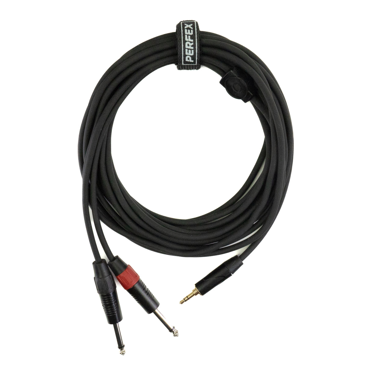 Perfex 2x jack to 3.5mm mini-jack cable (6m)