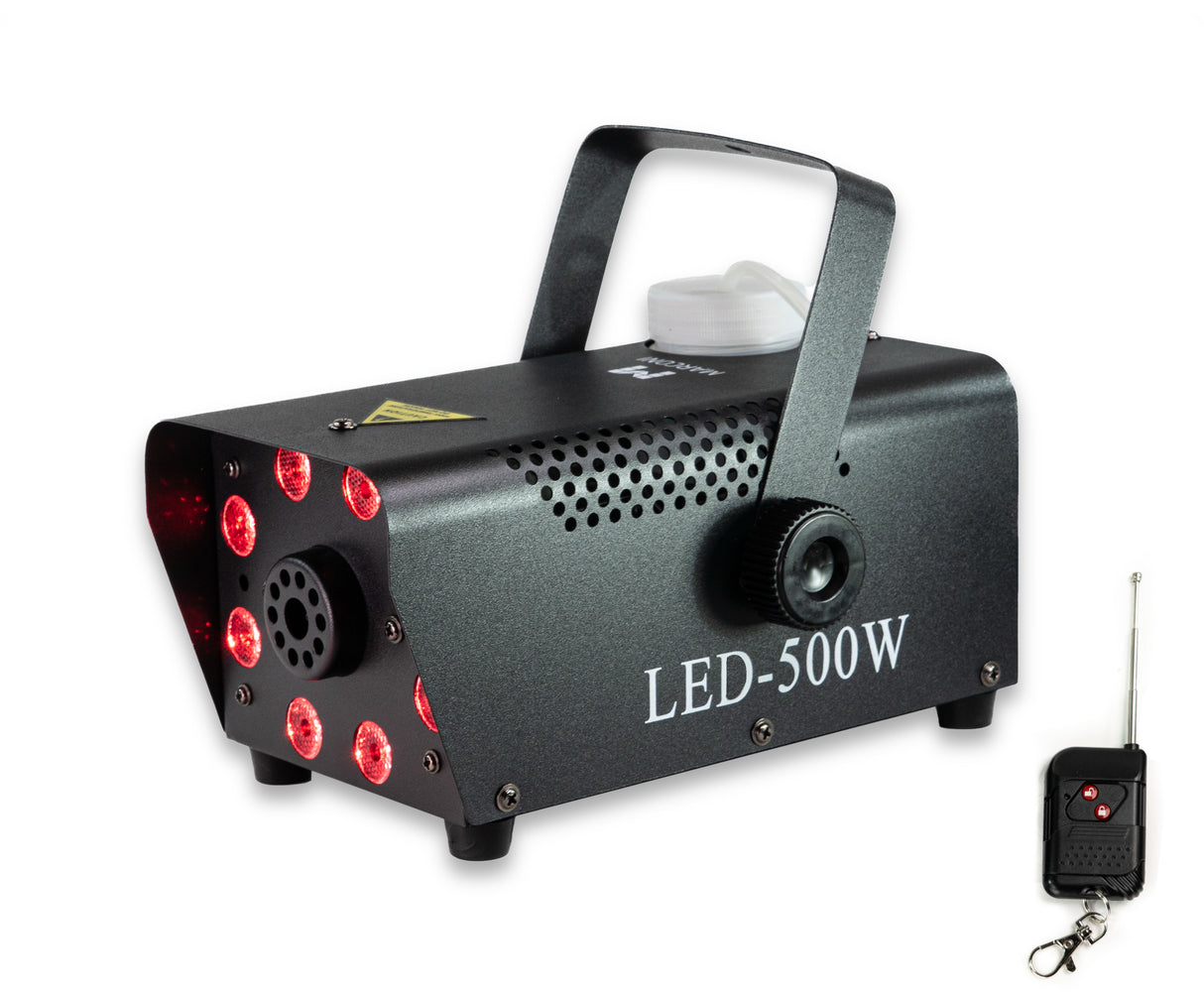 Marconi Full RGB Smoke Machine (500 W, Black) Bundle