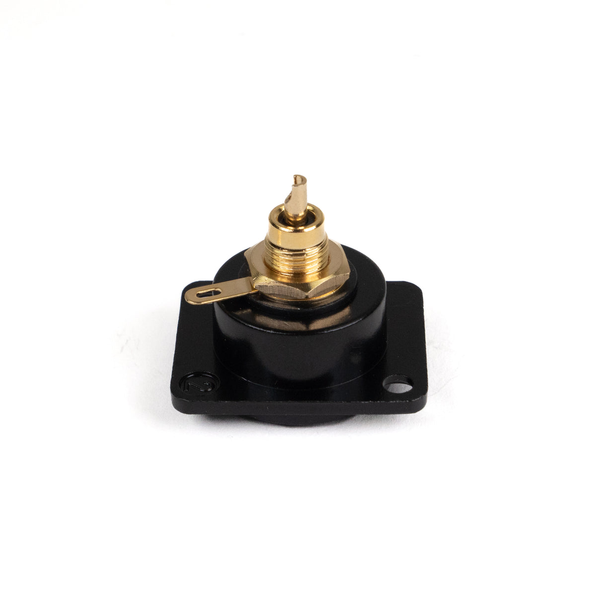 Perfex RCA Phono Female Chassis Connector (Black)