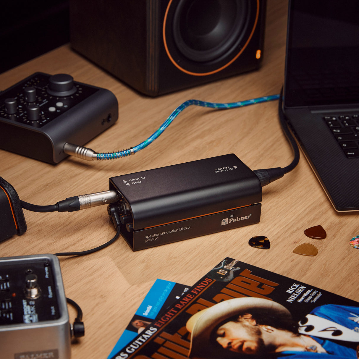 Palmer RIVER ilm - Passive speaker simulation DI box