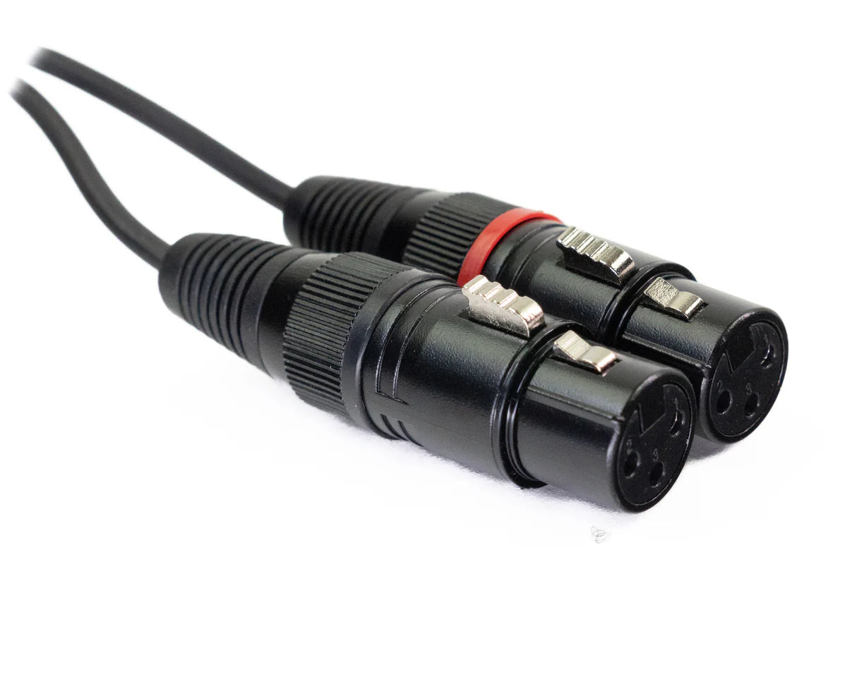 MINIJACK 3.5mm TRS Male to 2x XLR Female (1.3m)